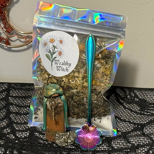Wealth Witchcraft Simmer Pot Recipe and Spell Jar by Dear Antoinette